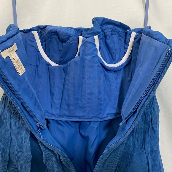 J. Crew Strapless Blue Dress - Picture 14 of 15